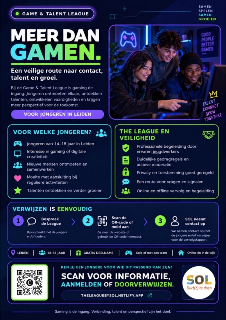 Gamen en Talent League poster